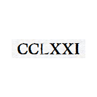 CCLXXI